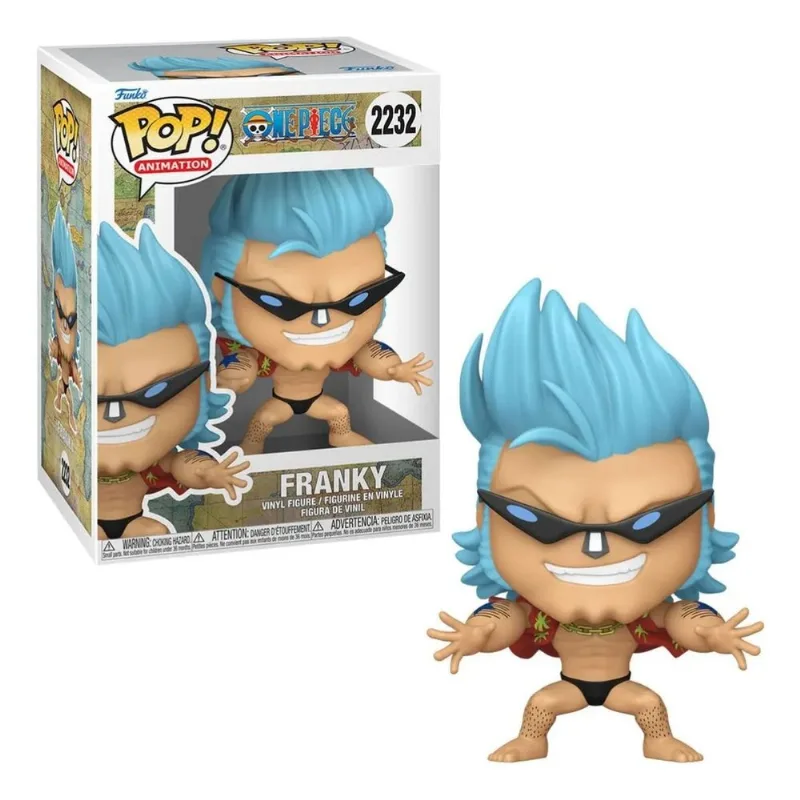 Funko Pop Franky 2232 One Piece Figura Colecionável Anime Original