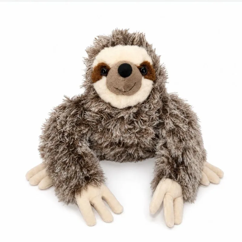 Preguiça de Pelúcia Fofy Toys Pelo Longo Fofa Presente Especial Crianças