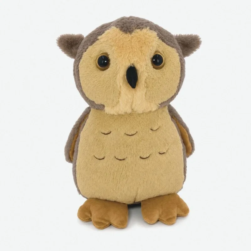 Corujinha de Pelúcia Marrom Fofy Toys Macia Para Presentear