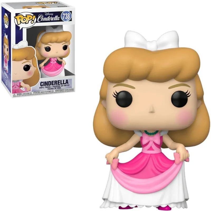 Boneco Colecionável Funko Pop Princesas Disney Cinderela Cinderella 738