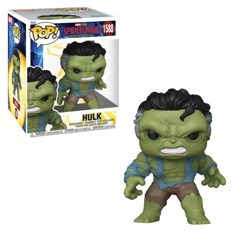 Boneco Colecionável Funko Pop Marvel Hulk Spider-Man Brand New Day #1588