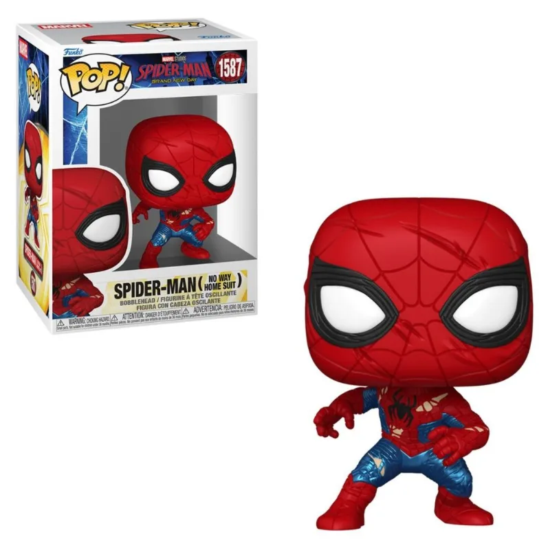 Boneco Funko Pop Marvel Spider-Man Homem Aranha Brand New Day #1587