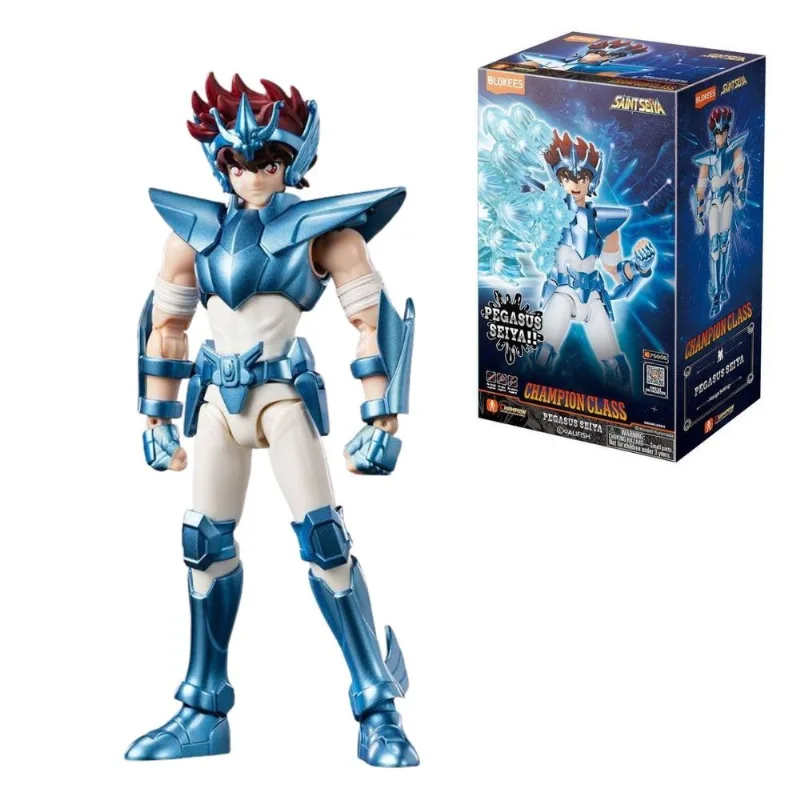 Boneco Articulado Pegasus Seiya Cavaleiros do Zodíaco Champion Class Blokees