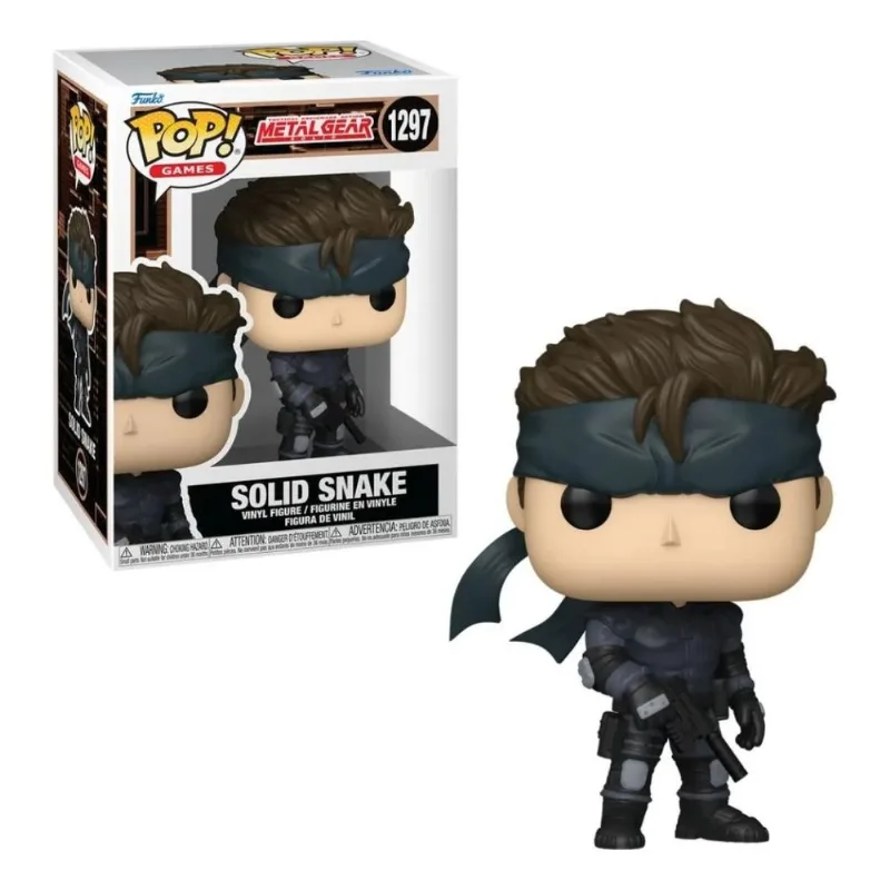 Boneco Colecionável Funko Pop Games Metal Gear Solid Snake #1297