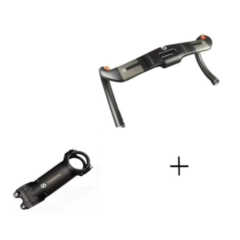 Suporte + Guidão Vr-cf Fibra Carbono Speed Ciclismo 400mm