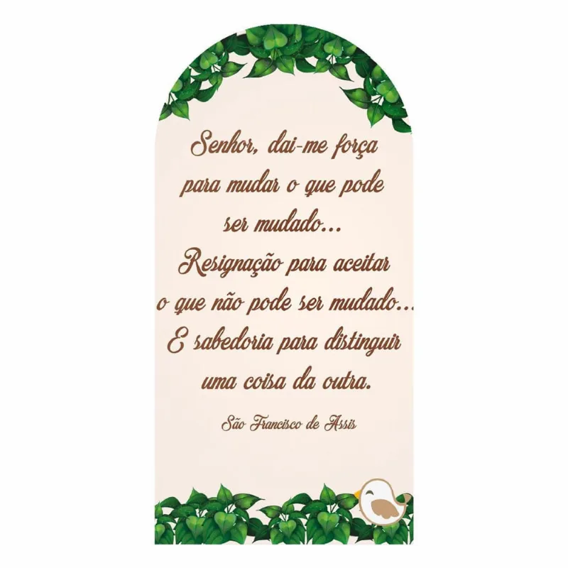 Painel Romano São Francisco Decoração 3D Em Tecido 180X90Cm