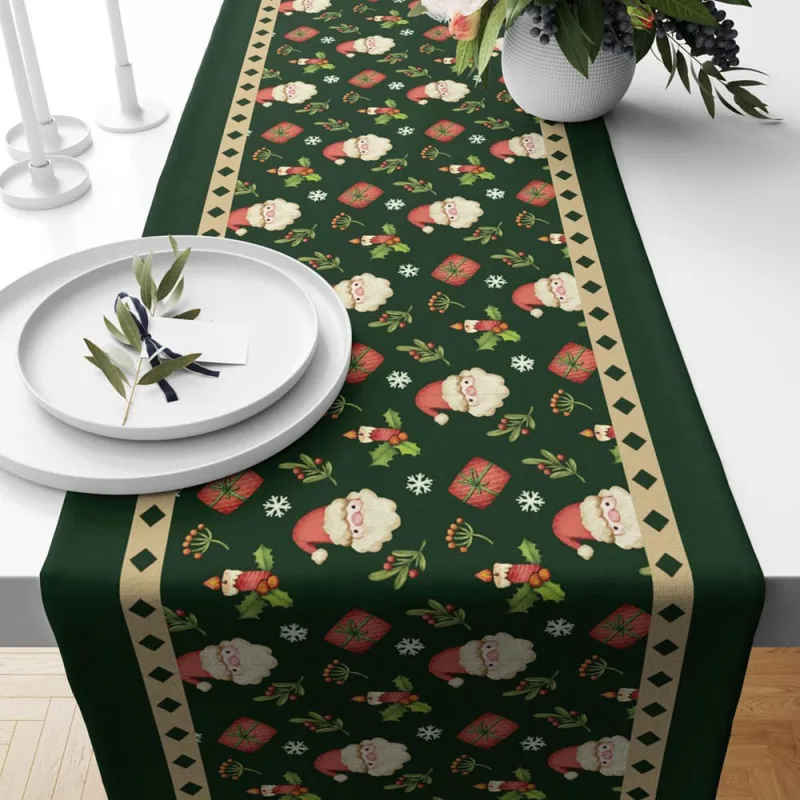 Trilho Caminho De Mesa Natal 145Cm X 40Cm - Não Disponível - Cama, Mesa E Banho