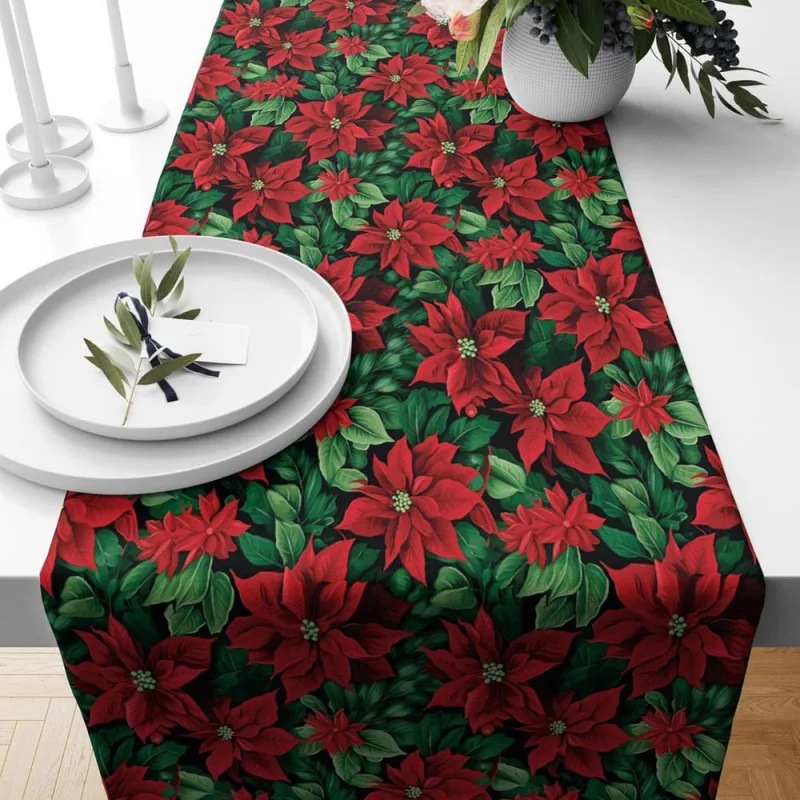 Trilho Caminho De Mesa Natal 145Cm X 40Cm - Não Disponível - Cama, Mesa E Banho