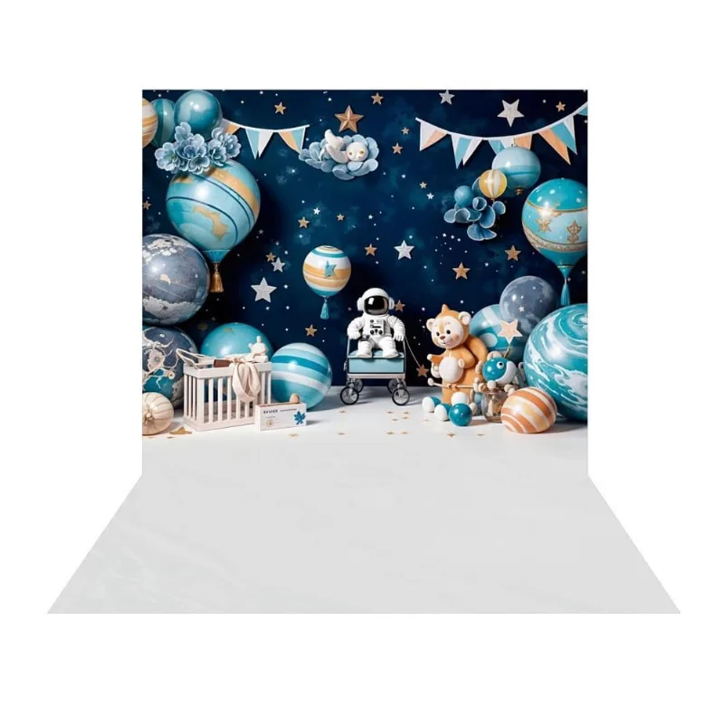 Fundo Fotográfico Astronauta Tecido 2,20M X 1,50M F1416