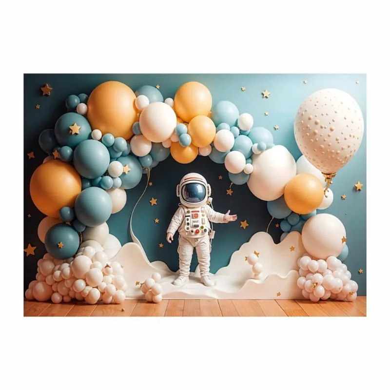Fundo Fotográfico Astronauta Tecido 2,20M X 1,50M F1426