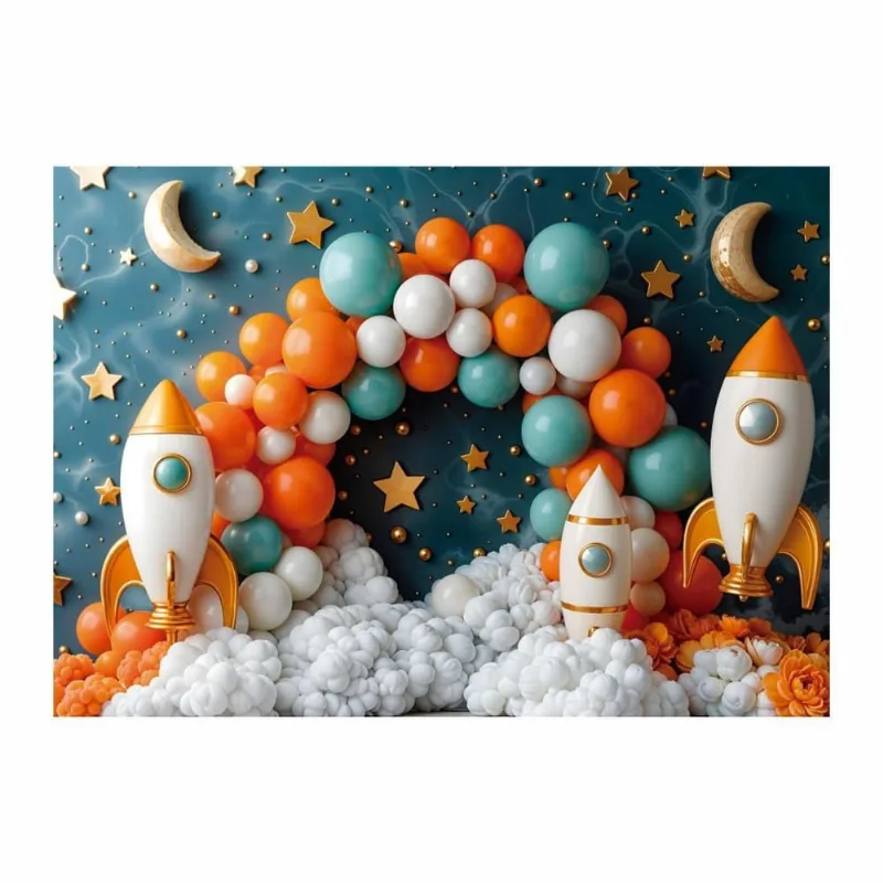 Fundo Fotográfico Astronauta Tecido 2,20M X 1,50M F1427