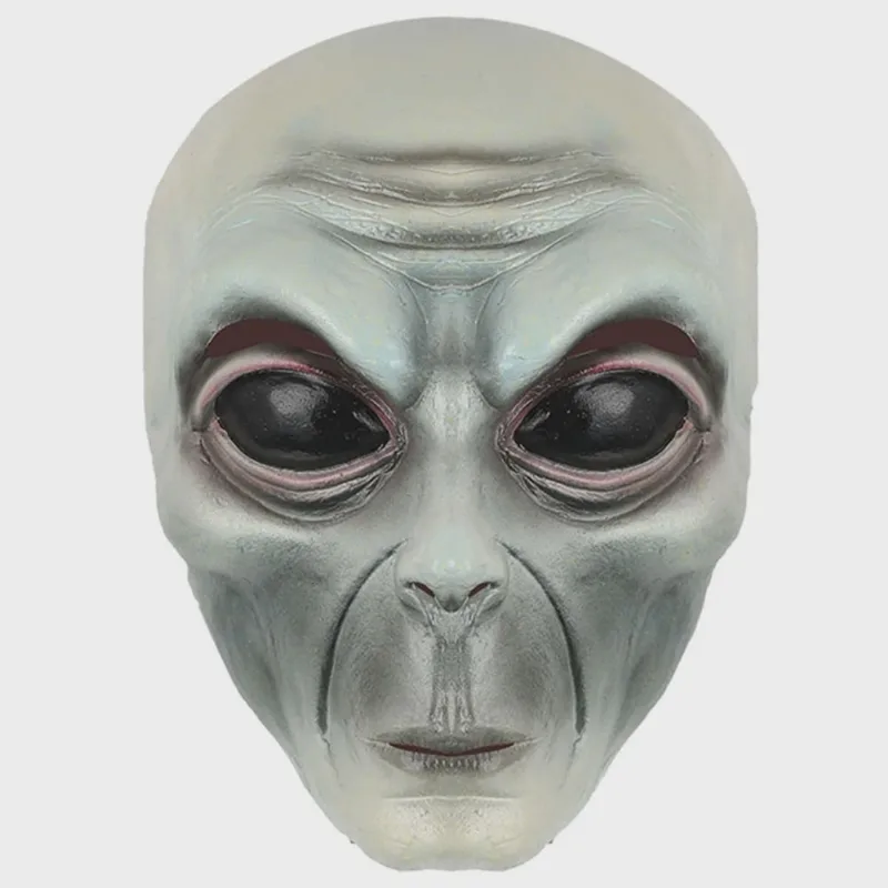 Mascara Realista Et Alienigena Latex Realistica Hallowen Fantasia Alien Area 51 Engraçada Festa Susto