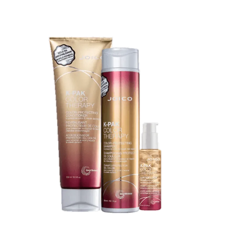 Joico K-PAK Color Therapy Shampoo 300ml Condicionador 250ml l Oil 63ml