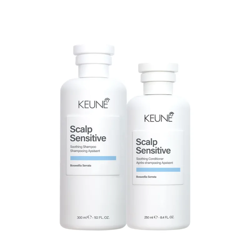 Kit Keune Scalp Sensitive - Alívio para Couro Cabeludo Sensível (2 produtos) - KEUNE - Higiene E Cuidados Pessoais