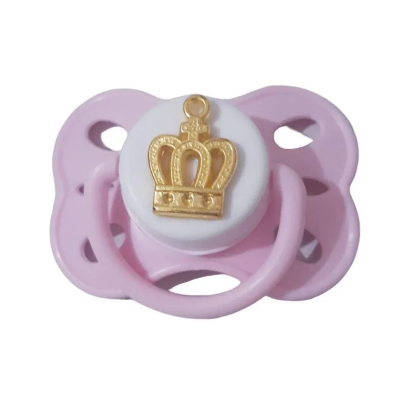 Chupeta Magnética Para Boneca Reborn Rosa Bebê