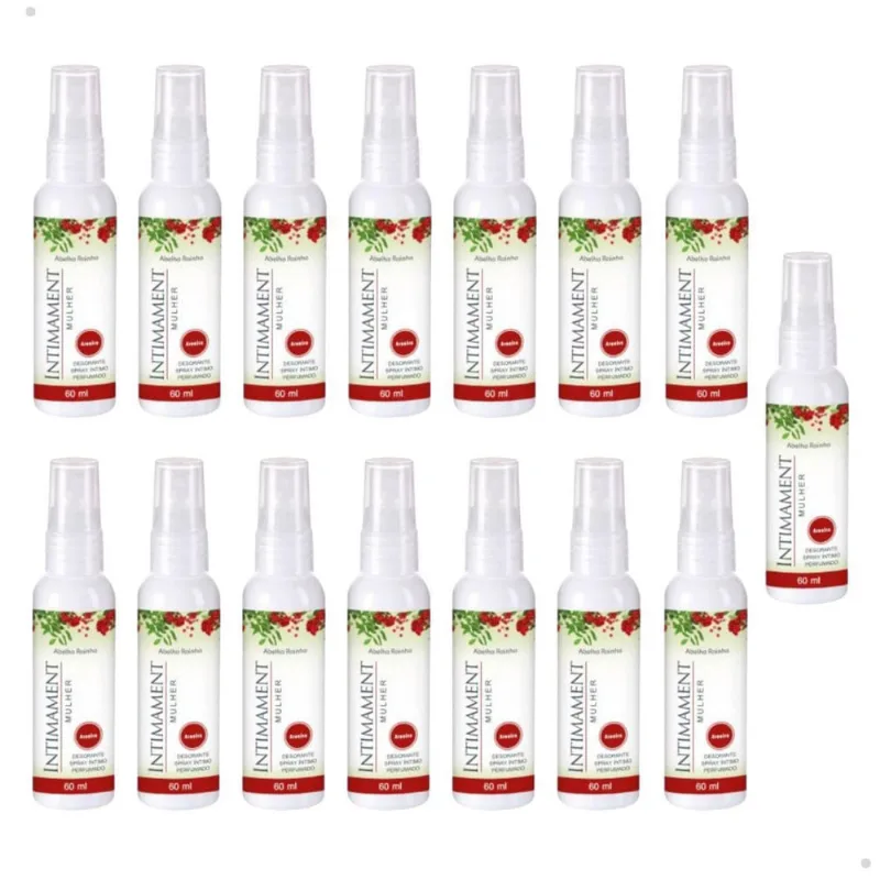 Kit 15 Desodorante Spray Íntimo Perfumado Aroeira Intimament