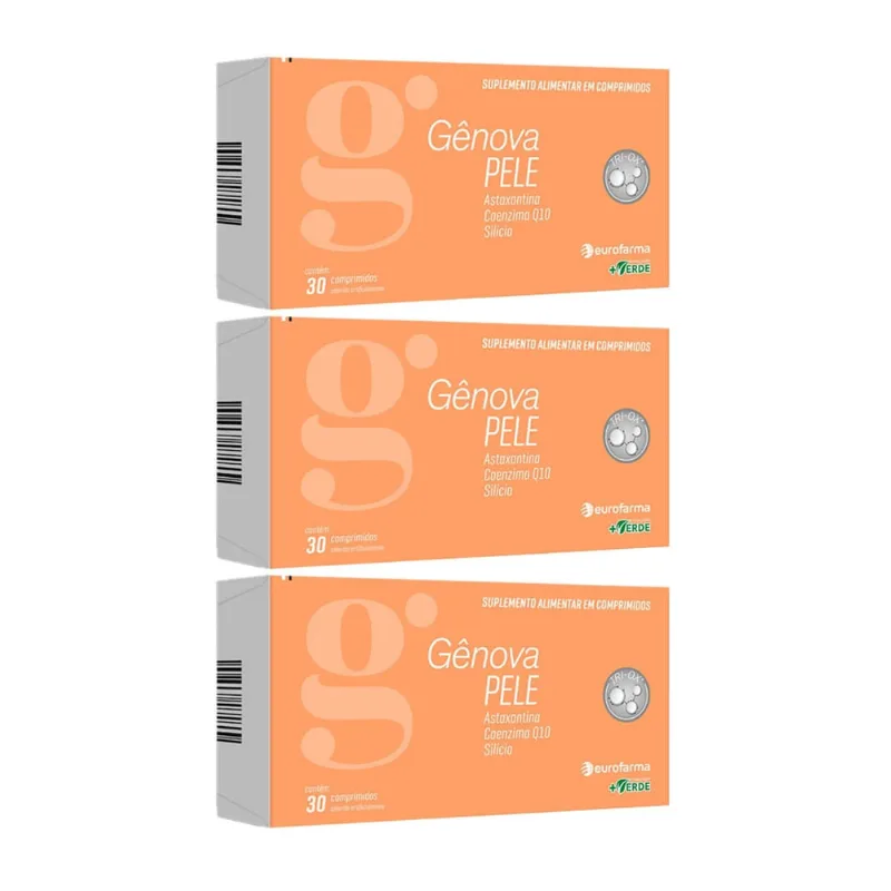 Kit C3 Genova Pele Vitalidade Dentro para Fora - Eurofarma