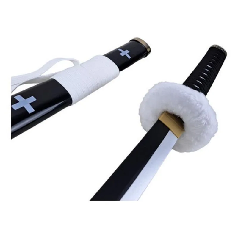 Espada Katana Trafalgar Law One Piece Lâmina Bambu Cosplay