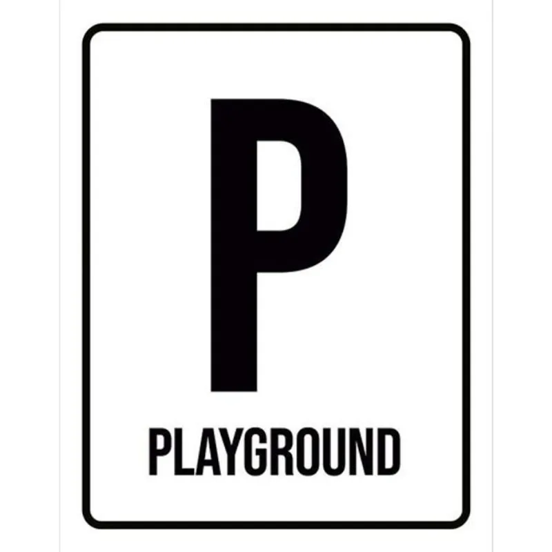 Kit 5 Placas Setor Playground 36x46