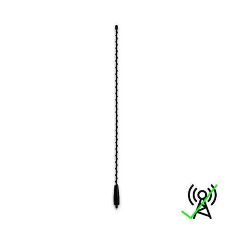 Haste Antena De Carro Teto Rádio Rosca 6mm Espiral 490mm