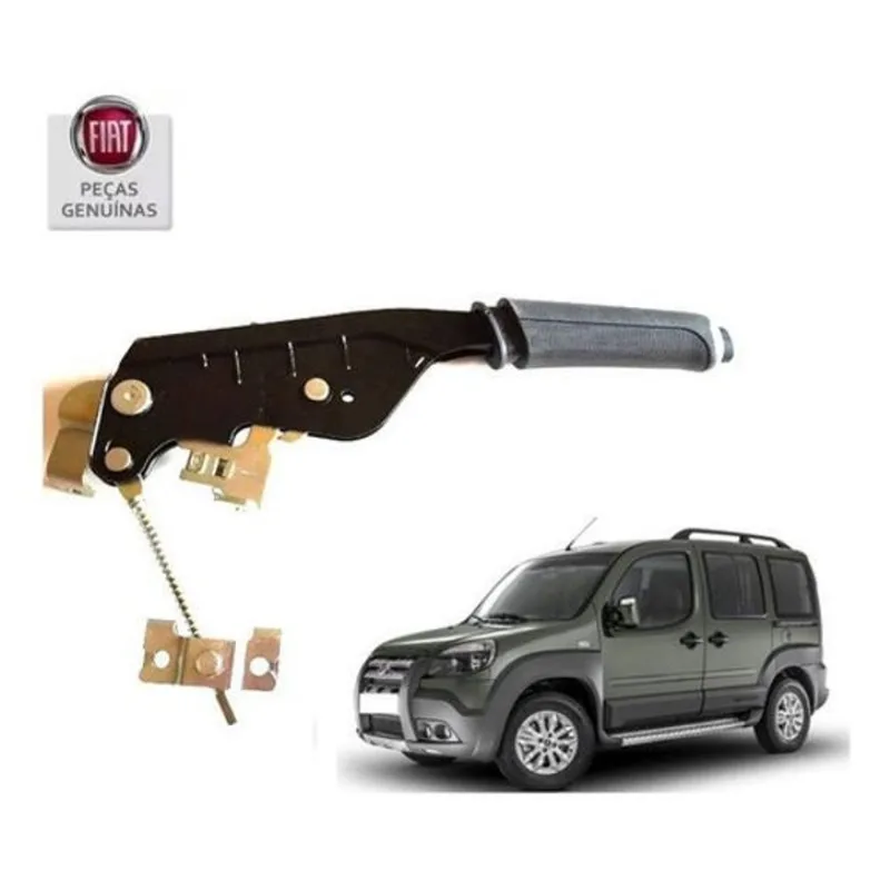 Alavanca De Freio De Mão Fiat Doblo Original 735365251