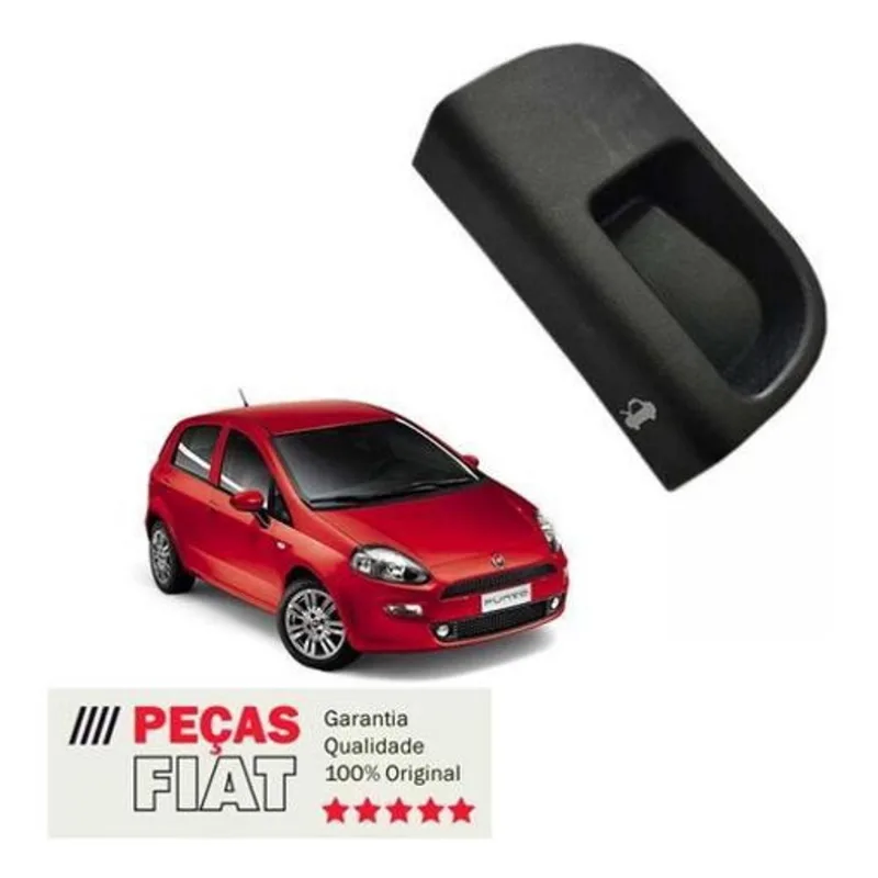 Alavanca Puxador Abertura Do Capô Fiat Punto Original Novo