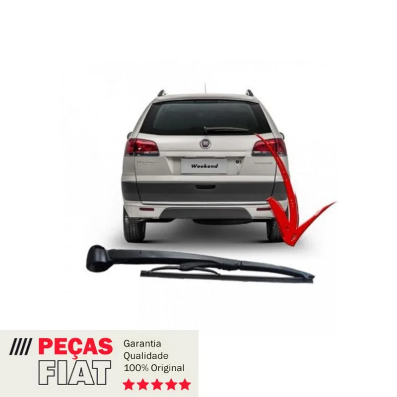 Braço Limpador Traseiro Fiat Palio Adventure Original Fiat