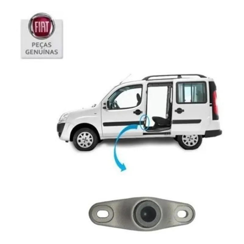 Bucha Batente Inferior Porta Correr Doblo Nova 51716883