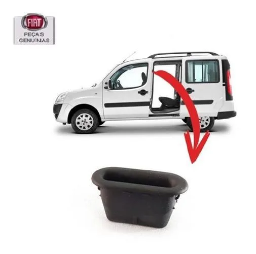 Bucha Guia Superior Coluna Porta Correr Fiat Doblo