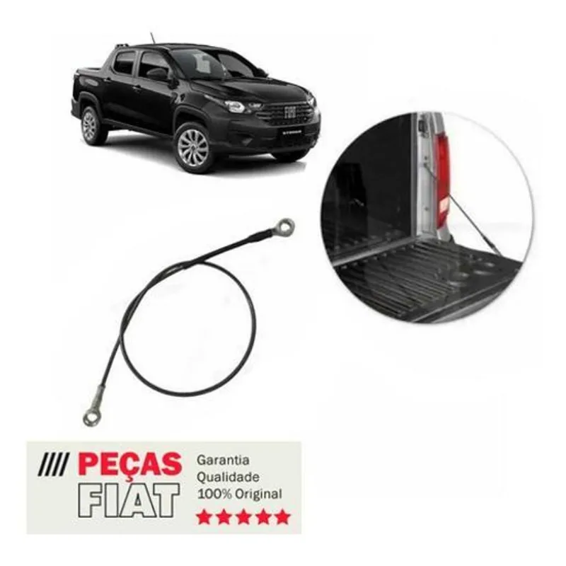 Cabo Aço Tampa Traseira Strada 2021 Limitador Original 1 Pçs