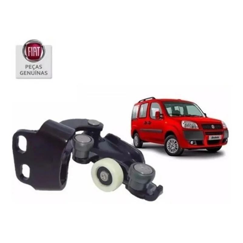 Carrinho Central Porta Lateral Direito Fiat Doblo Original