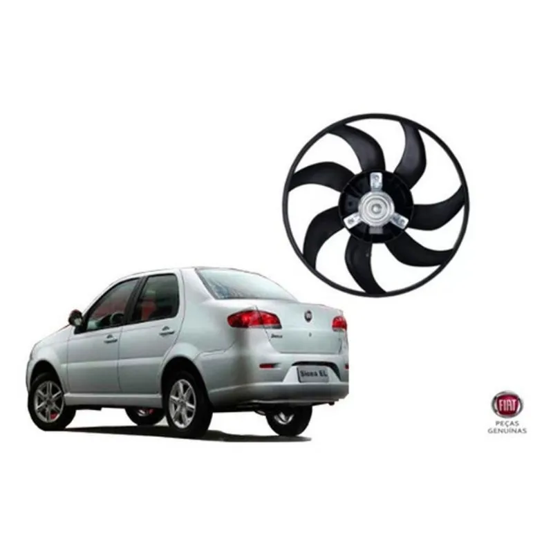 Eletro Ventilador Siena/palio/stdada S/ar Novo Fia 51822633