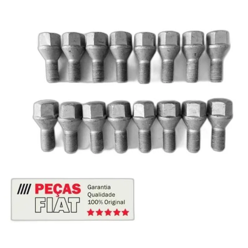 Kit 16 Parafusos Da Roda Liga Leve Fiat 60658212 60658212