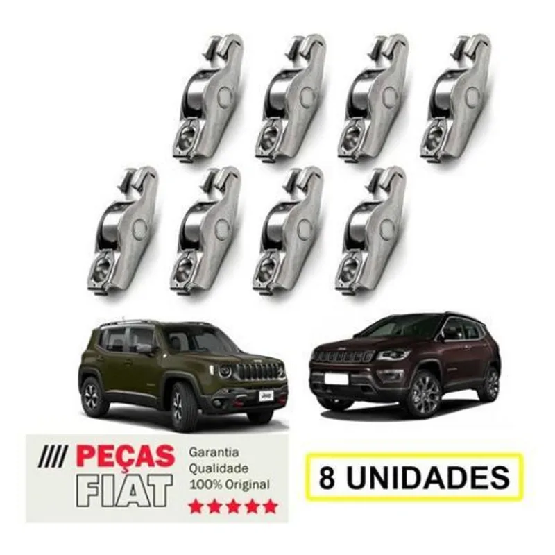 Kit 8 Pçs Balancim Motor Jeep Renegade Diesel 2.0 Original