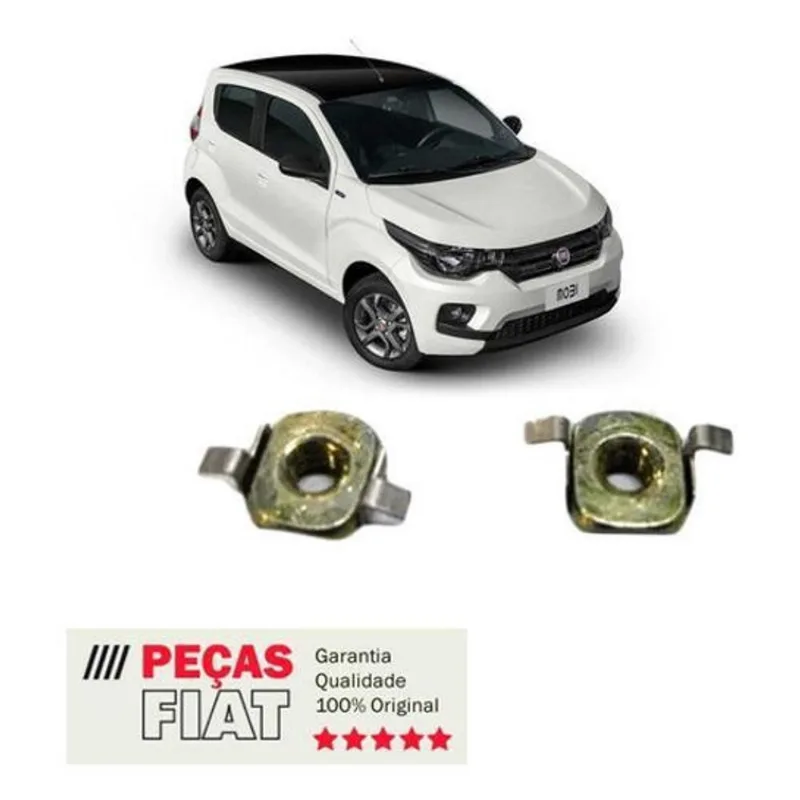 Par Porca Alça De Segurança Fiat Mobi (2 Peças) 14647790