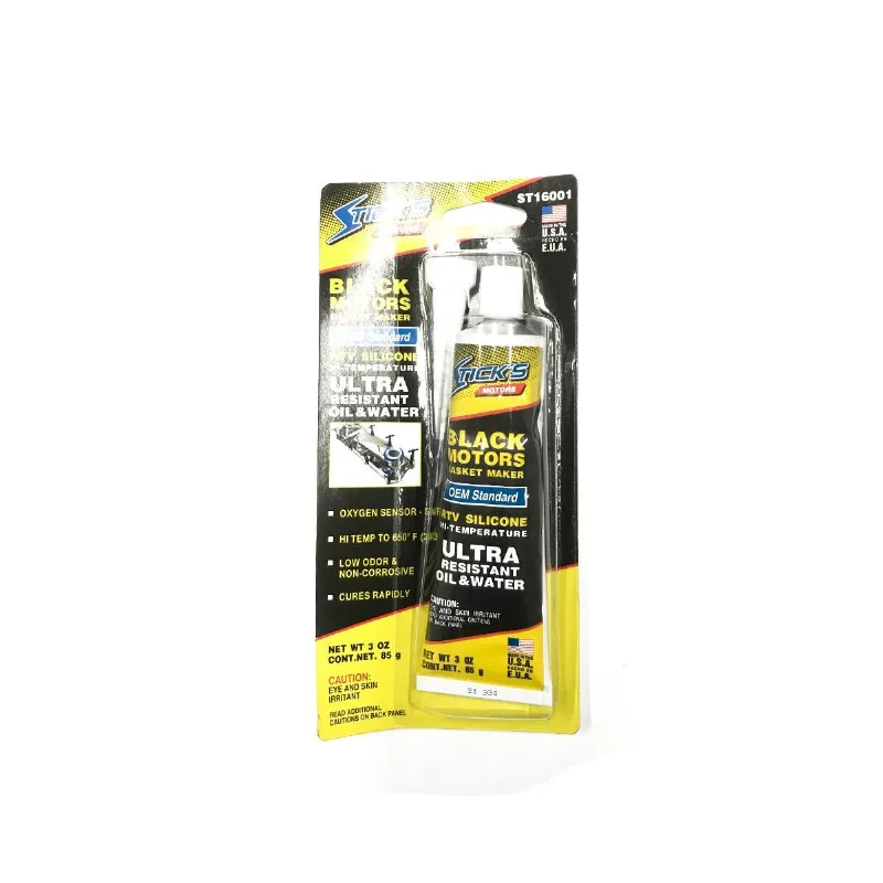 Cola Silicone Preto Alta Temperatura Sticks Motors 85 Gramas 7082070f4a