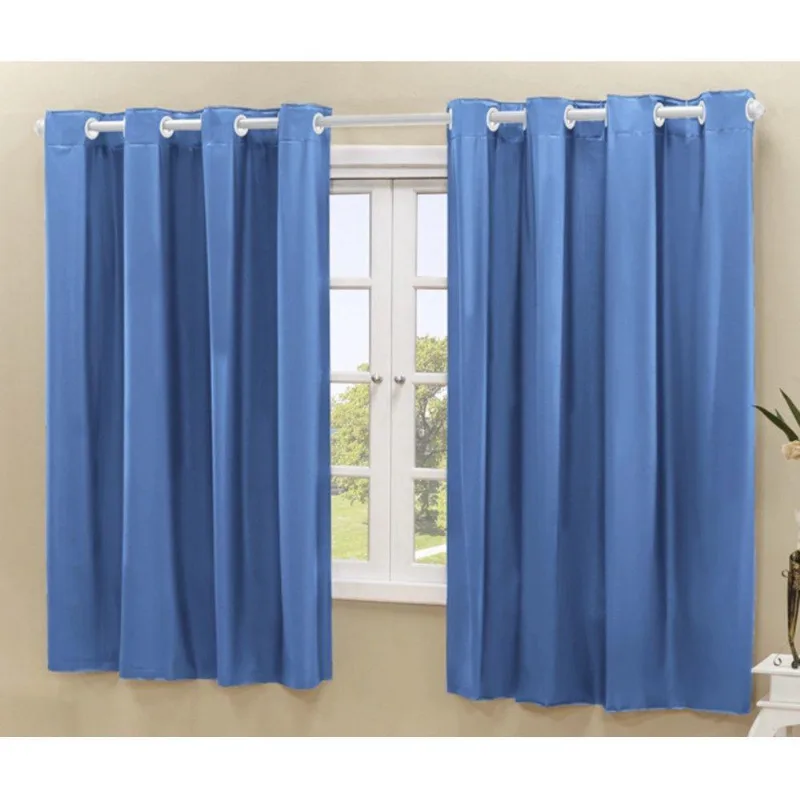 Cortina Daily Blackout Varão 2,80m x 1,60m PVC Sala Quarto Azul Casa Scarpa