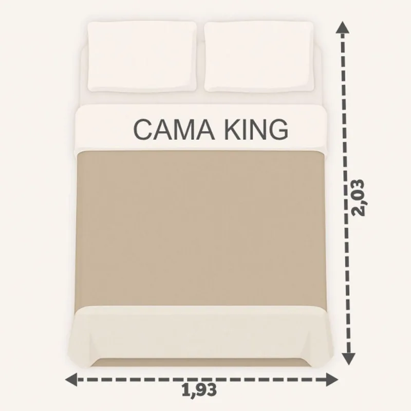 Kit Cobre Leito Mosaico King 100% Poliéster Percal 300 Fios Matelassê Bege Casa Scarpa