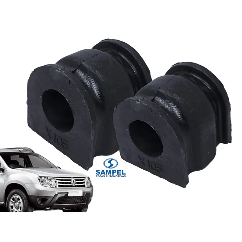 Par Bucha Estabilizadora Duster 1.6 16v 2011/... Dianteiro sampel 8165