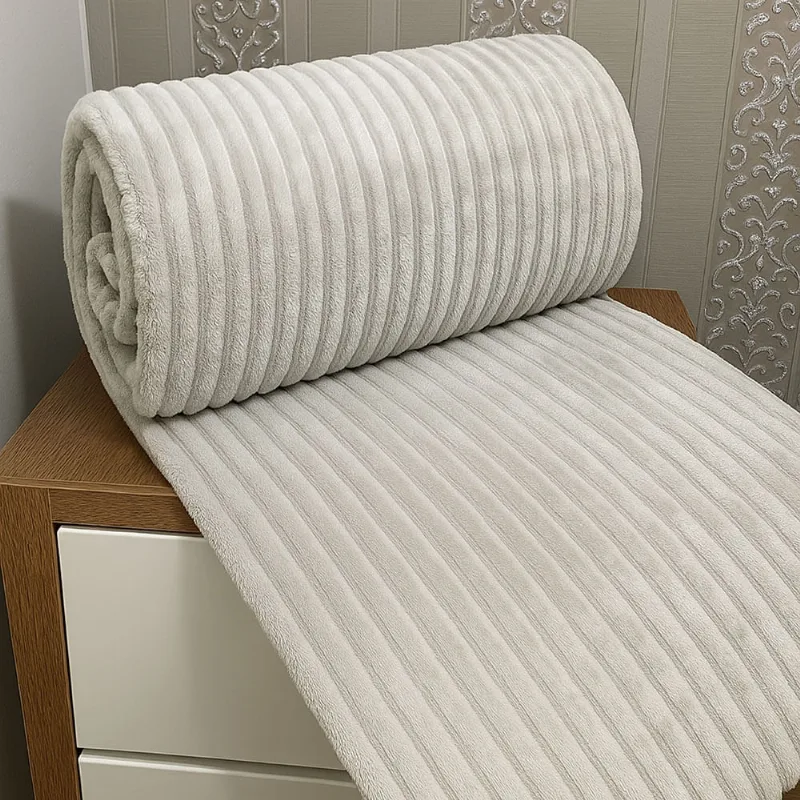 Cobertor Manta Relevância King Ultrasoft Dupla Face Bege 100% Poliéster - Casa Show Enxovais - Cama, Mesa E Banho