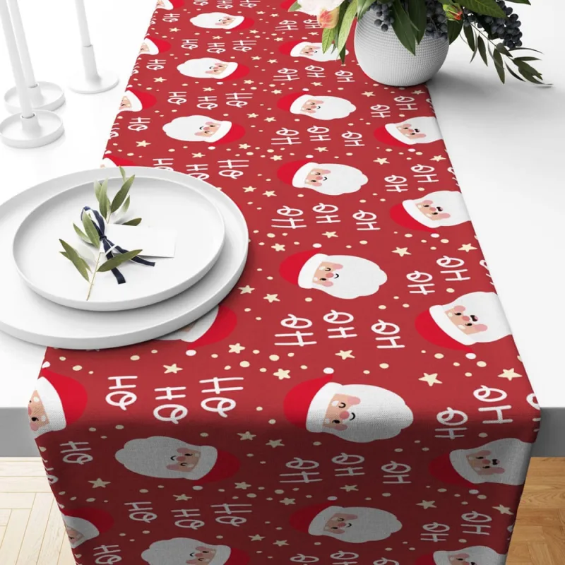 Trilho Caminho De Mesa Jogo Natal 200Cm X 40Cm Natal 04 - Não Disponível - Cama, Mesa E Banho