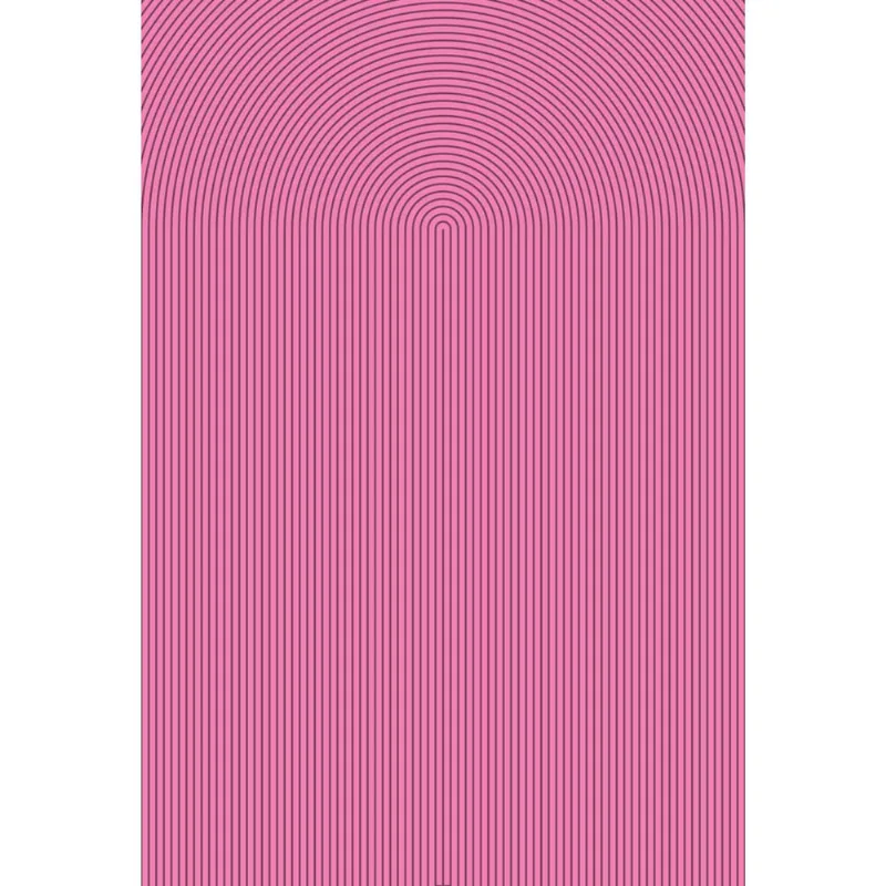 Painel Festa Retangular Ripados Rosa Casadinho Tec 1,5X2,2M
