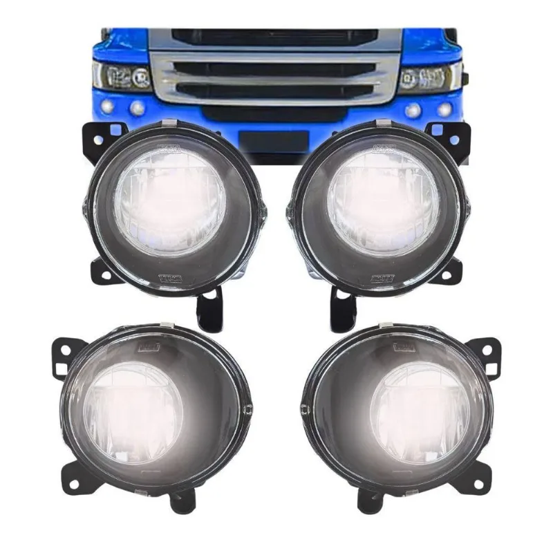 Kit Farol Auxiliar Milha Neblina Scania Série 4 5 S4 S5 Nino
