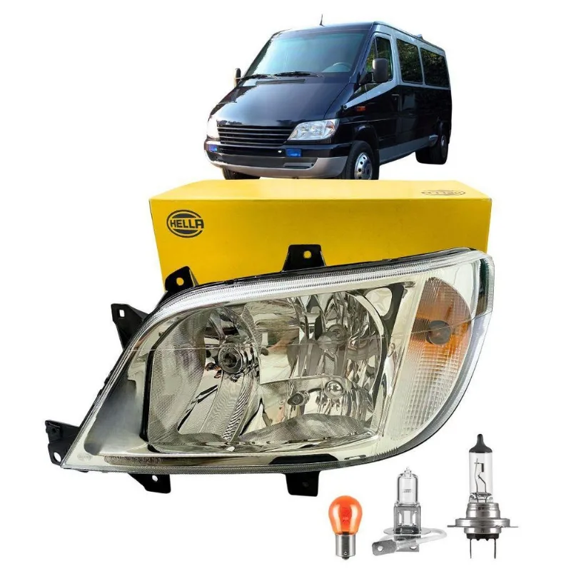 Farol Para Sprinter 314 Ngt 316 Cdi 2000 A 2006 Le Hella