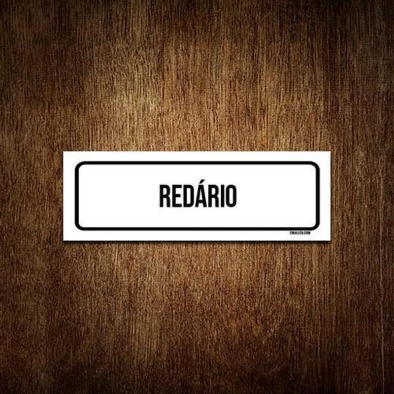 Placa De Sinalização Setor - Redário (30x10)