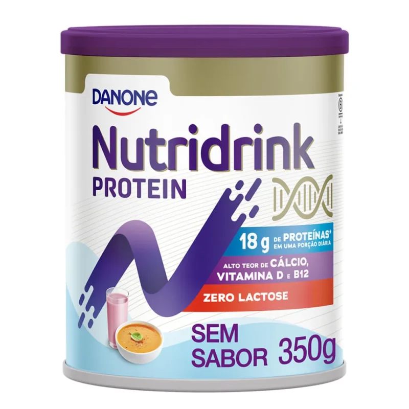 Suplemento Alimentar em Pó Nutridrink Protein Sem Sabor 350g - NUTRIDRINK - Saúde E Bem Estar