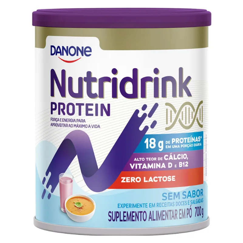 Suplemento Alimentar em Pó Nutridrink Protein Sem Sabor 700g