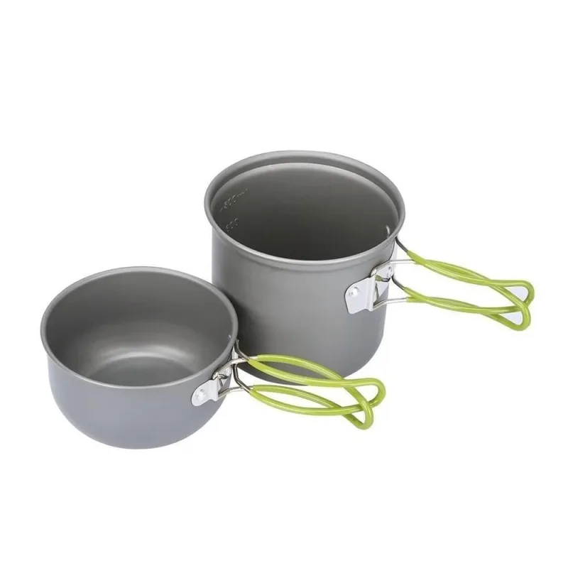 Conjunto de Panelas para Camping Alumínio Anodizado 2 Peças com Sacola Portátil Yeet - OUTRAS - Utilidades Domesticas