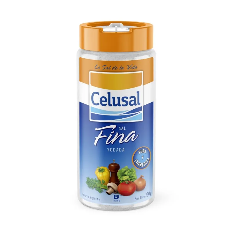 Sal Fino Yodado Celusal Saleiro 250g
