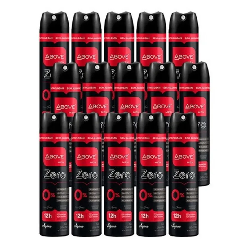 15 Desodorante Above Feel Free Masculino 12h Proteção 150ml